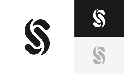 S logo design vector