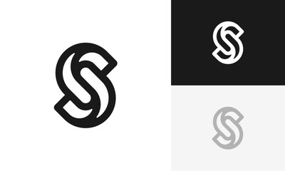 S logo design vector