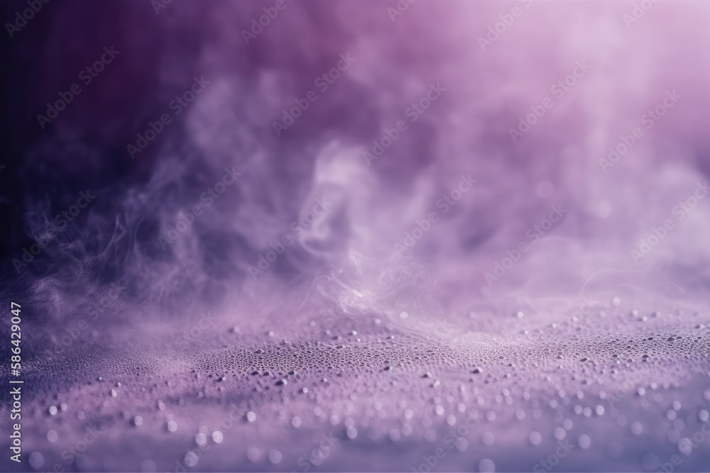 Poster macro water droplets on a textured surface. generative ai