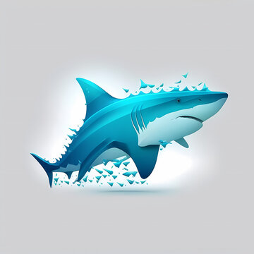 Shark Logo. Generative AI