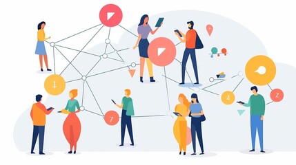 Vector illustration of connecting people and communication concept, social network. stock illustration...

Save
Preview
Vector illustration of connecting people and communication concept, social 