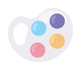 watercolor palette desing and creativity