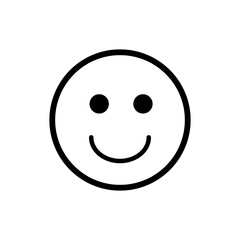 Smile icon. Fun. Positive. Vector.