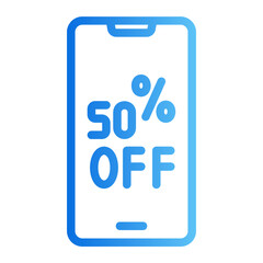 sale gradient icon