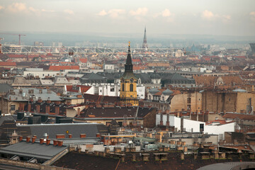 Fototapeta premium Budapest beautiful panoramic view.