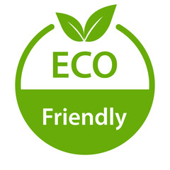 Eco friendly icon vector for graphic design, logo, website, social media, mobile app, UI illustration