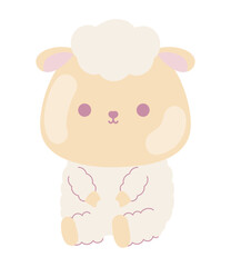 sheep kawaii animal