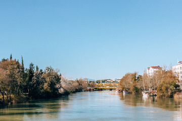 Fototapeta na wymiar View on River in Manavgat Turkey
