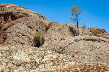 Rock Formations at Pinnacles National Park
