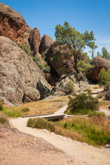 Naklejka premium Arid Trail at Pinnacles National Park