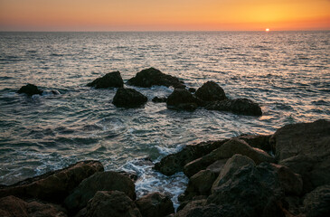 Morning at Point Dume State Beach