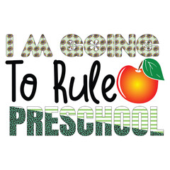 Preschool Sublimation Design