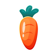 carrot isolated on white