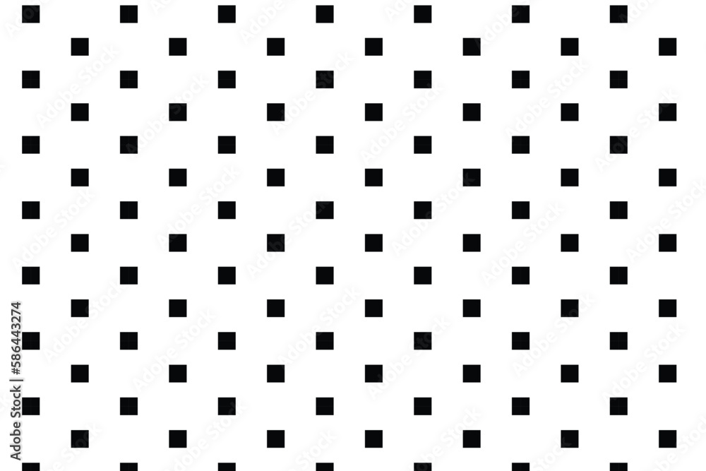 Poster abstract seamless black rectangle pattern.