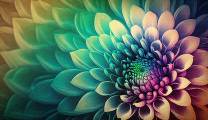Fototapeta na wymiar A Macro Flower Texture Abstract Background created with Generative AI Technology