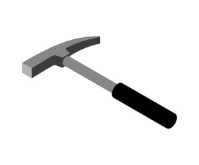 Isometric Geologist Hammer