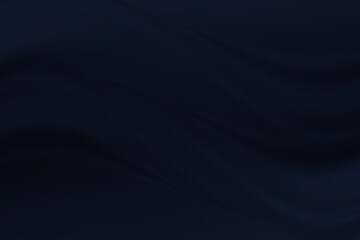 Smooth elegant dark blue silk or satin luxury cloth texture can use as wedding background Vector illustration.