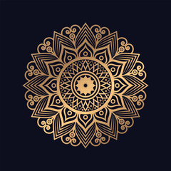 Luxury ornamental mandala design Vector