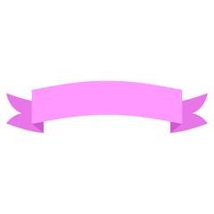 Flat Ribbon Illustration