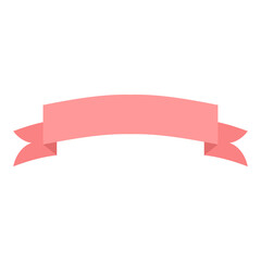 Flat Ribbon Illustration