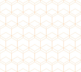 geometric seamless pattern in gold color