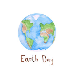 Earth planet and the sign 