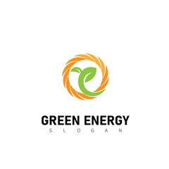 Fototapeta premium Green Energy Logo designs concept vector, Leaf