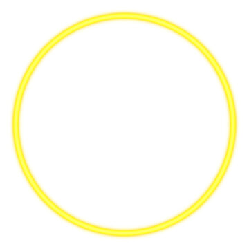 Glowing Yellow Circle