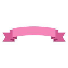 Flat Ribbon Illustration