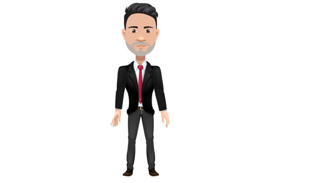 Fully rigged puppet for adobe character animator 