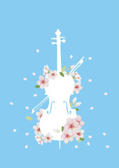 첼로 일러스트와 연주회 