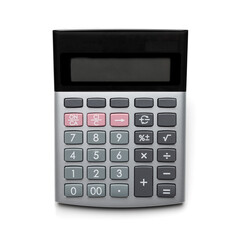 calculator isolated on white