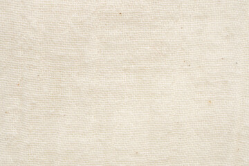 Fototapeta na wymiar White handmade linen canvas fabric texture background