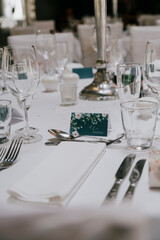 wedding crockery details 