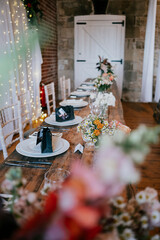 Wedding table decoration