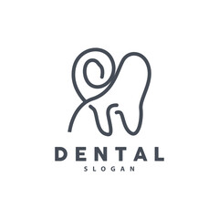 Tooth logo, Dental Health Vector, Care Brand Illustration