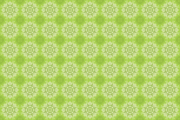 green classic vintage rounded texture pattern background wallpaper door frame