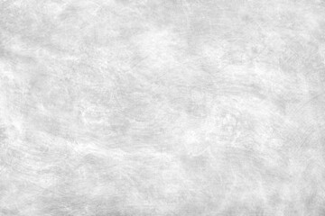 Concrete wall white and gray color for background. Old grunge textures with scratches and cracks. White and gray painted cement wall texture.