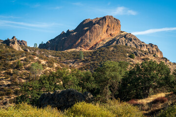 Cliff and Landscape of Pinnacles National Park