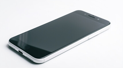 Smartphone mock up on white background Generative AI