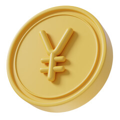 Japanese Yen Currencies coin. Money coin symbol.