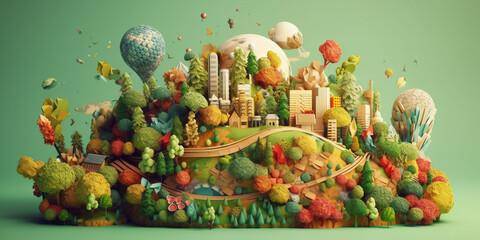 Earth Day, the importance of loving nature Generative AI