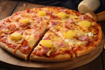 Assorted types of italian pizzas