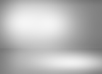 empty light room with highlight