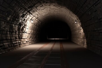 Fototapeta na wymiar The Tunnel. Generative ai