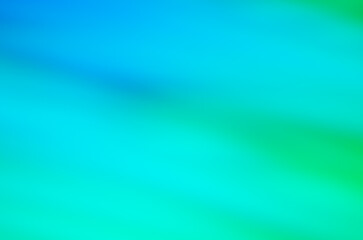 Turquoise and green gradient smooth blurry background with copy space for text