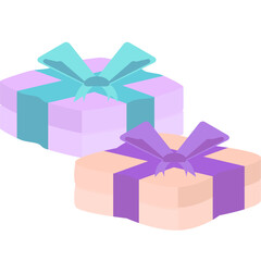 Gift Box Wrap Souvenir Tied Ribbon