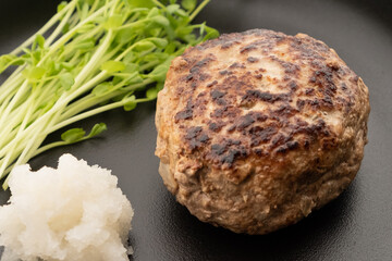 healthy meatball with vegetable 