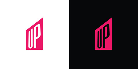 Simple and modern Up logo design 4