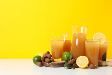 Fresh sweet drink - tamarind juice, tasty drink for refreshing